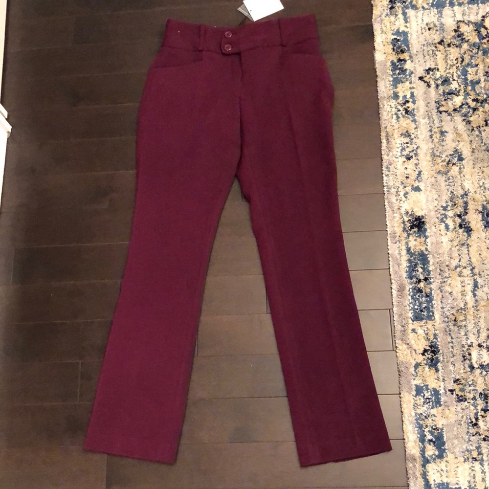 BNWT Calvin Klein Plum Dress Pants
